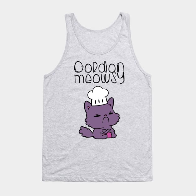 Gordon Meowsy Tank Top by lilmousepunk